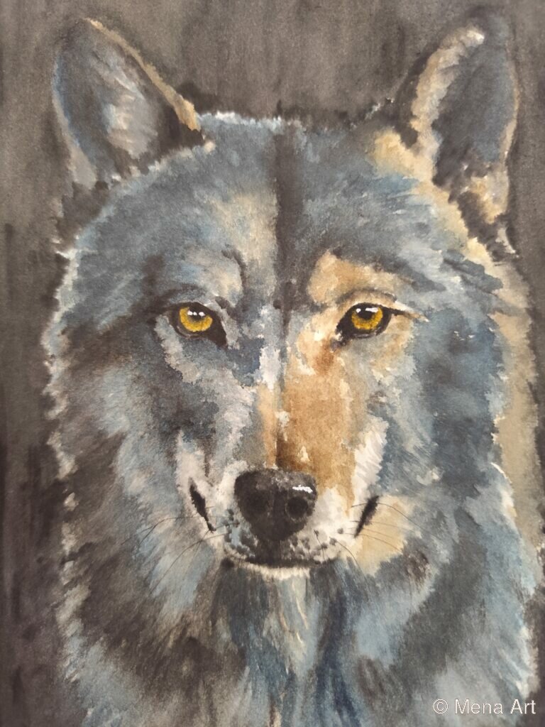 Watercolour in progress