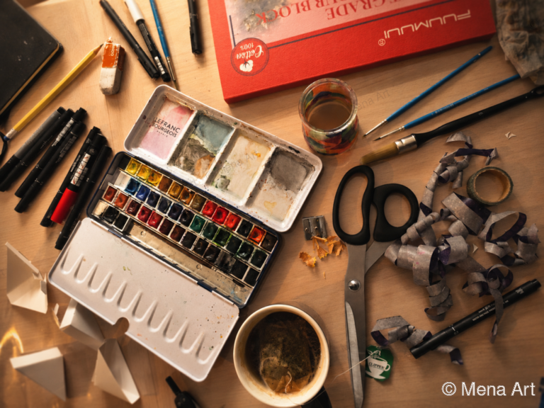 Palette d'aquarelle